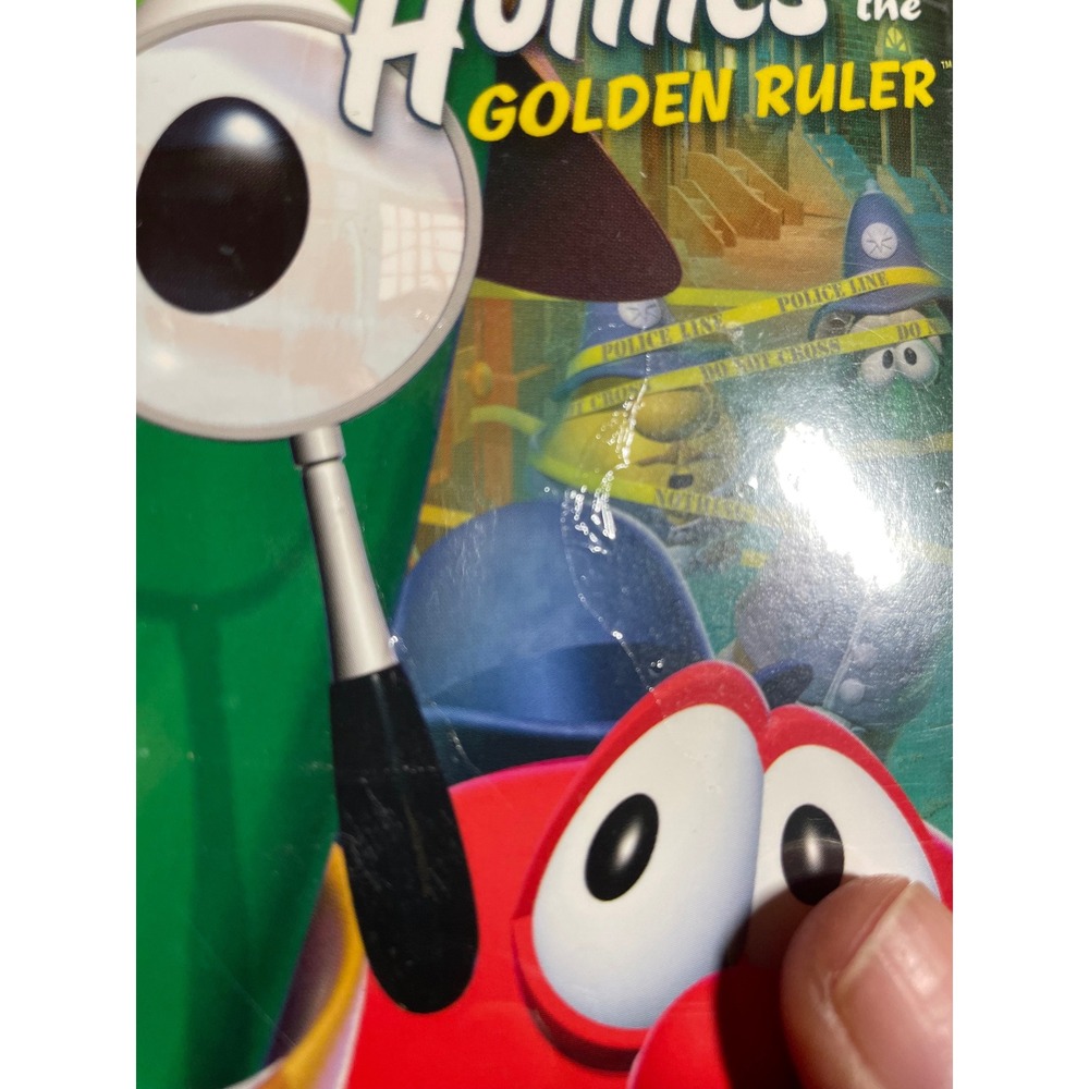 VeggieTales Sheerluck Holmes and the Golden Ruler VHS New Sealed Big Idea - Picture 6 of 6